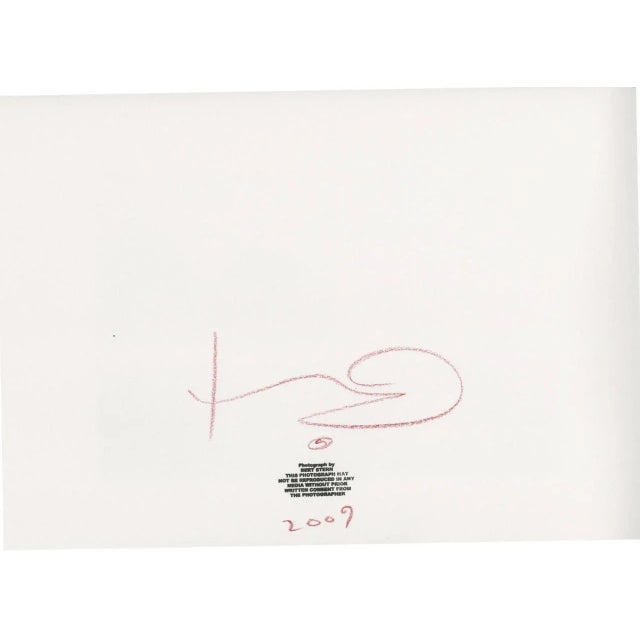 Marilyn Monroe by Bert Stern (1964) wine on the bed circa 2009 hand double signed and dated by Bert Stern COA hand signed...