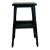 Disstressed Black Square End Table For Sale