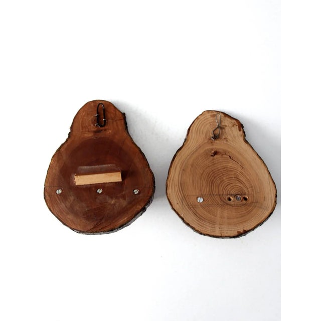 Vintage Live Edge Rustic Wall Shelves Pair For Sale - Image 6 of 13