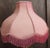 Large fringed lampshade Trending Maroon color