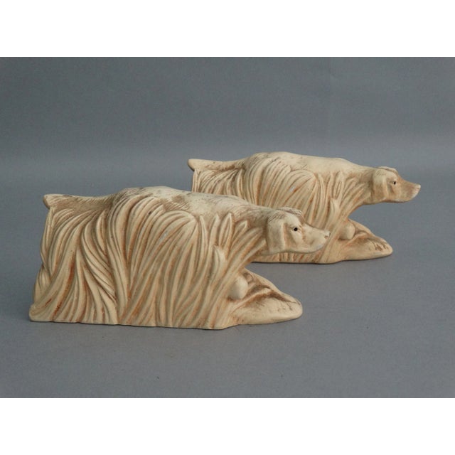 McCoy Hunting Dog Spaniel Bookends - A Pair For Sale In Austin - Image 6 of 9