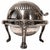 Art Deco Vintage f.b. Rogers Silver Caviar Dome Dish Lion Paw Feet Ornate For Sale - Image 3 of 10