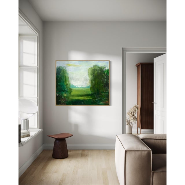 Summer Landscape, Contemporary Naturalistic Landscape Painting by Matt Higgins For Sale In Philadelphia - Image 6 of 7