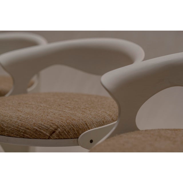 Vintage French Space Age Dining Chairs, 1970s, Set of 4 For Sale - Image 14 of 18