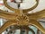 1960s Mid-Century Italian Neo-Classical Style Giltwood & Leopard Velvet X-Base Ottomans - Pair For Sale - Image 5 of 9