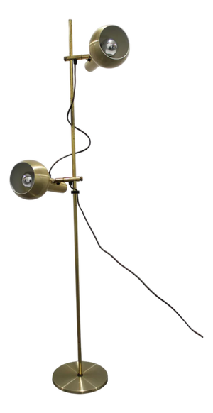 Vintage Brass Floor Lamp by Hans Schmidt, 1970s