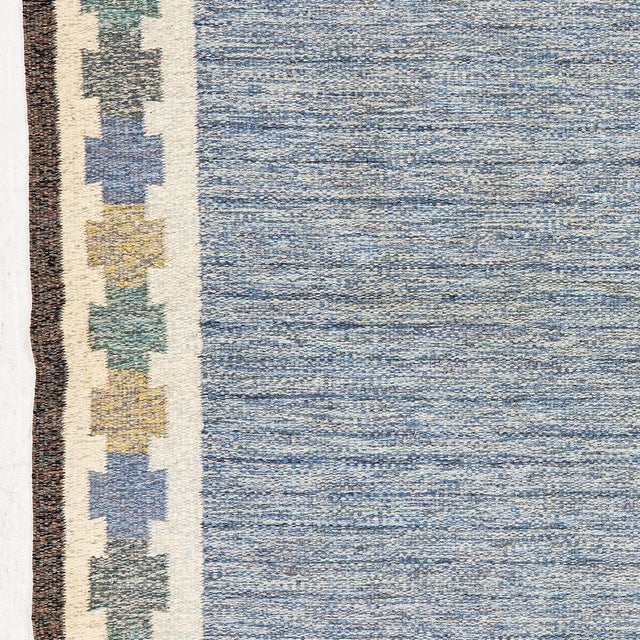 1950s Swedish Rug by Ingegerd Silow, 1950s For Sale - Image 5 of 7