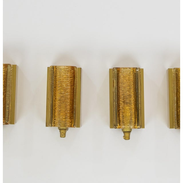 Metal Vintage Atlantic Wall Lamps by Vitrika, 1970s, Set of 4 For Sale - Image 7 of 11