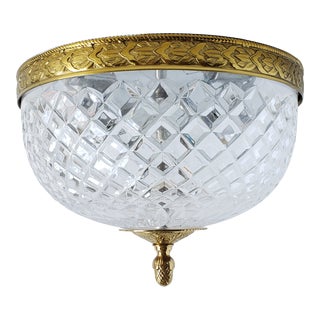 Decorative French Style Flush Mount Light Fixture For Sale