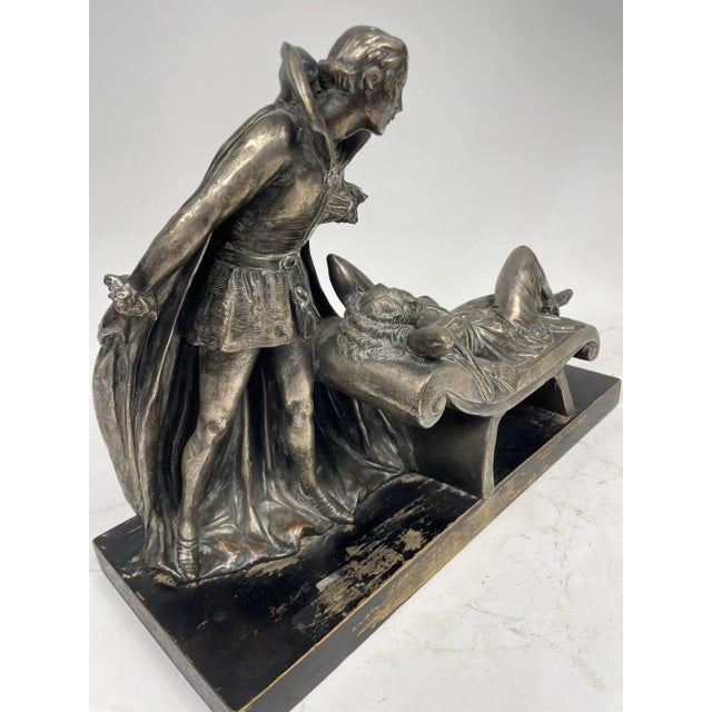 Metal Ancient Liberty Sculpture, 1930s For Sale - Image 7 of 12