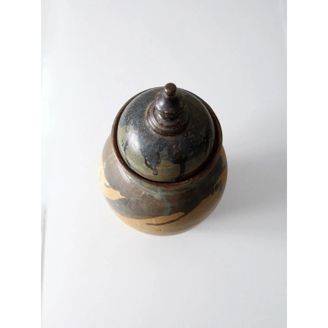 Vintage Studio Pottery Vase For Sale - Image 11 of 13