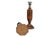 English English Oak Candlesticks With Ornate Cups, Pair For Sale - Image 3 of 5