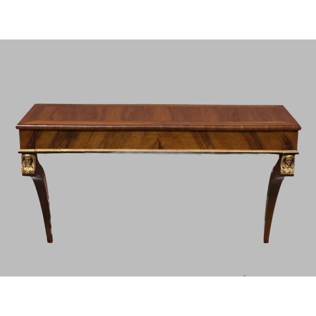 Traditional Empire-Style Console Table, 1970 For Sale - Image 3 of 11