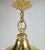 Vintage French Brass Ceiling Lamp with Sanded Glass Shade, 1950s For Sale - Image 11 of 13