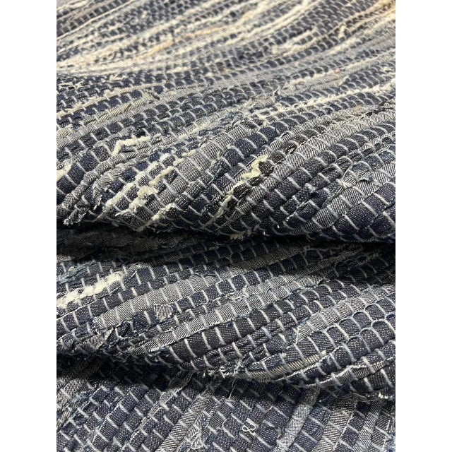 Pasargad N Y Genuine Indo Denim Reversible Hand Woven Rug - 10′ × 14′ For Sale - Image 12 of 12