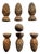 Architectural Pine Cone Ornament in Cast Iron, 1930s For Sale