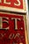 Burgundy Early 20th Century Pre-Prohibition Fortune's Buffet R O G Mirror Sign For Sale - Image 8 of 12