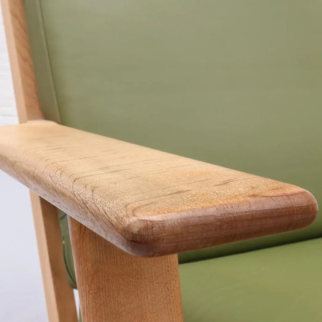 Wood Oak Ge290 Armchair by Hans Wegner for Getama, 1960s For Sale - Image 7 of 11