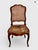 Set of 4 Mid 20th Century French Louis XV Style Walnut Caned Dining Chairs — Handwoven Cane Seats & Backs For Sale - Image 9 of 12