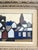 1952 Mid-Century Modern 'Rhythm of Facades' Swedish Geometric Abstract Street Scene Oil Painting, Framed For Sale - Image 9 of 9