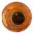Vintage Pier 1 Amber Tortoiseshell Art Glass Hurricane Candle Holder & Vase For Sale In Indianapolis - Image 6 of 9