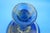 Glass Cobalt Blue Scavo Glass Bottle Vase attributed to Mario Pinzon for Seguso, Italy, 1960s For Sale - Image 7 of 17