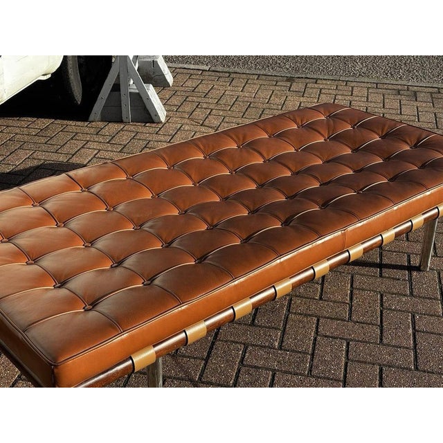 Barcelona Daybed in Tan Leather For Sale - Image 10 of 14
