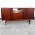 Mid Century Danish Modern Credenza Highboard Sideboard Sliding Teak 4 Doors Bar For Sale - Image 11 of 12