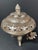 Metal Late 20th Century Chinese Art Silver Gilt Bronze Metal Incense Burner For Sale - Image 7 of 11