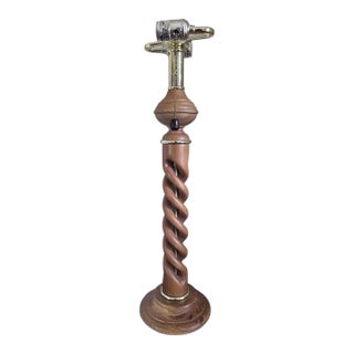 MCM James Mont Carved Helix Lamp for Frederick Cooper For Sale
