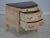 Italian Pair Italian Crackle Finish Commode Nightstands For Sale - Image 3 of 12