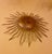 Spanish Solar Crown Sunburst Wall Light in Gilt Metal, 1950s For Sale - Image 9 of 10