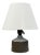 1960s Swedish Modern, Small Table Lamp, Blue Ceramic, Sweden For Sale