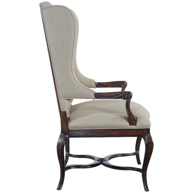 Carrollton Dark Rustic Pecan Wood Chair Chairish