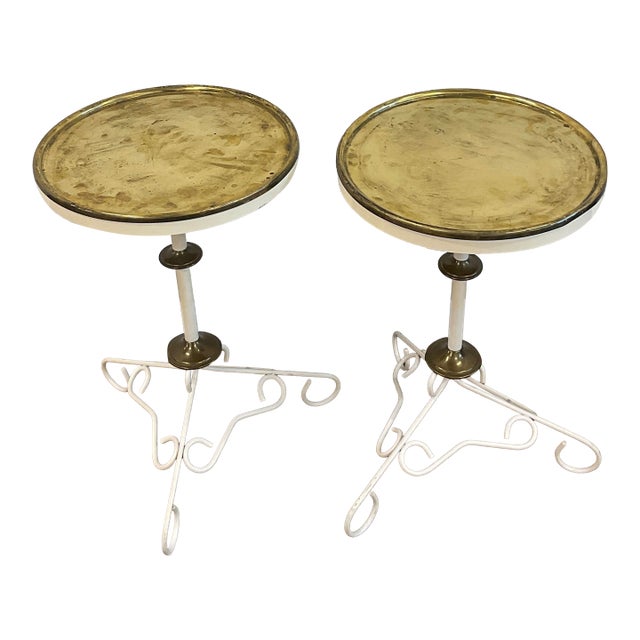Pair of Mid-Century European Martini Tables, 1940s For Sale