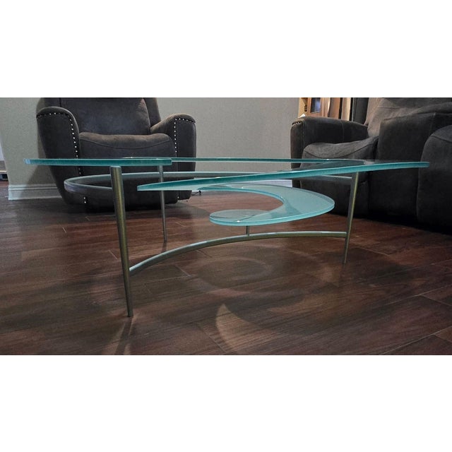 A stunning, authentic postmodern design icon: the 1990s "Spiral" (also known as the Nautilus) Coffee Table. Designed by...
