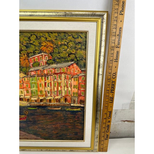 Malcesine on Lake Garda Painting Art by Enzo Leone For Sale - Image 11 of 12