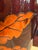 Glazed Ceramic Brown and Orange Leaf Motif Large Vase For Sale In Saint Louis - Image 6 of 8