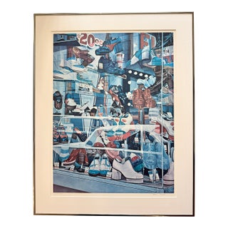 "New Shoes" Limited Edition Lithograph by Don Eddy From 70's For Sale