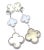 2000 - 2009 Van Cleef & Arpels White Gold Magic Alhambra Mop Chalcedony Earrings, Pair For Sale - Image 5 of 11