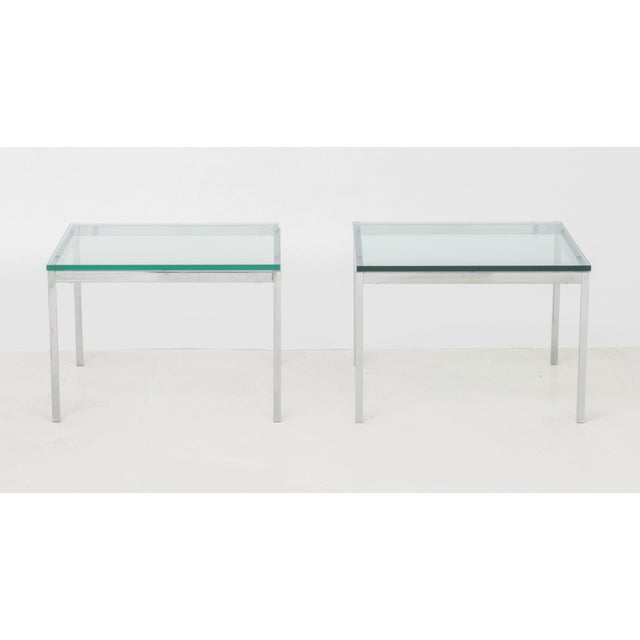 Chrome Florence Knoll for Knoll Studio Side Tables, Pair For Sale - Image 8 of 10