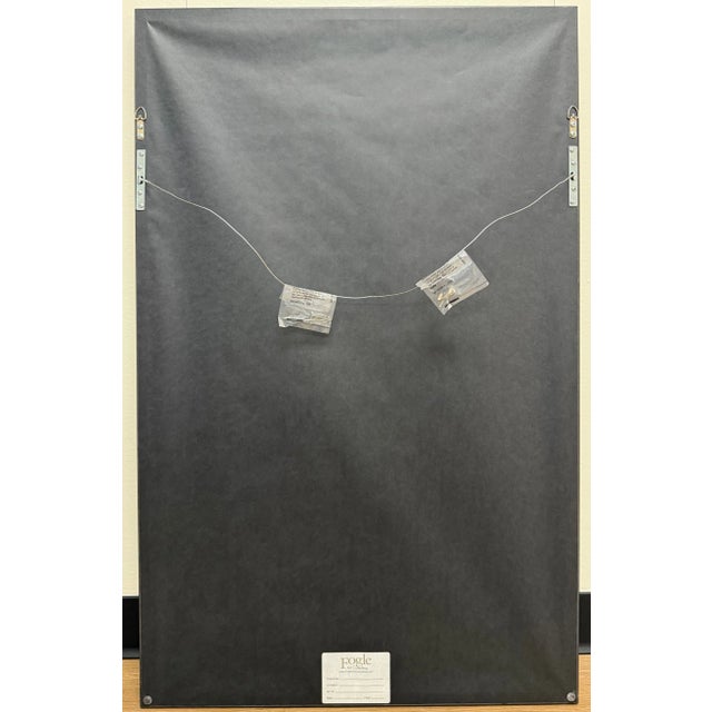 C. 1962, Air France – Great Britain, Original Vintage Lithograph Travel Poster Printed in France, Custom Framed in Black, Artist Guy Georget For Sale - Image 4 of 10