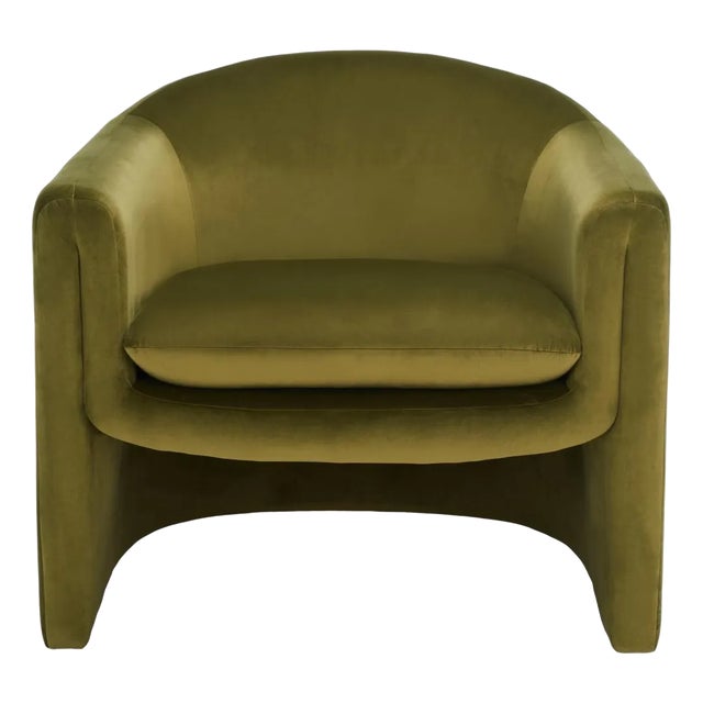 Laylette Accent Chair - Olive Green For Sale