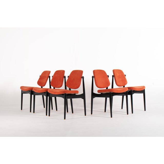 Vintage Chairs by Arne Vodder for France & Son, 1960, Set of 5 For Sale - Image 17 of 17