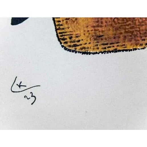 Wassily Kandinsky Original Lithograph Limited Edition 1957 W/Frame Included For Sale - Image 4 of 4