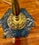 Brass 1920s Spanish Revival Brass and Marble Bridge Lamp For Sale - Image 8 of 12