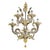 Early 21st Century Murano Glass Chandelier with Gold Leaf and Flowers by Simoeng For Sale - Image 5 of 5