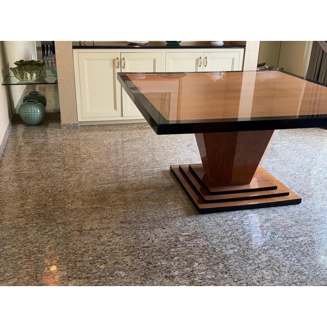 Modern Vintage Dakota Jackson Inspired Modern Dining Table For Sale - Image 3 of 12