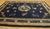Textile 1890s Blue Ground Scattered Floral Sprays Antique Chinese Peking Knotted Rug For Sale - Image 7 of 11
