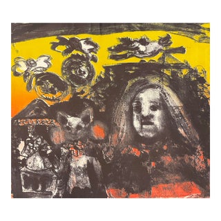 1970s Adrienne Anderson Modern Lithograph For Sale